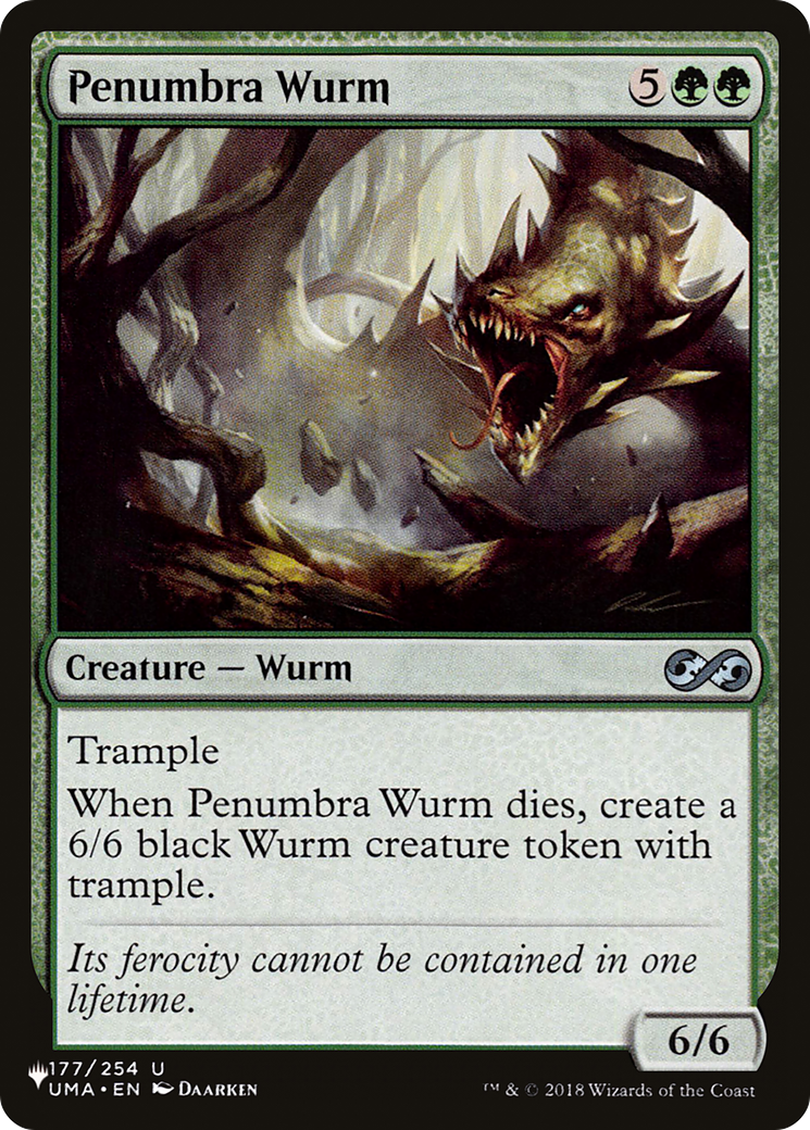 Penumbra Wurm (LIST-177/254) - The List
