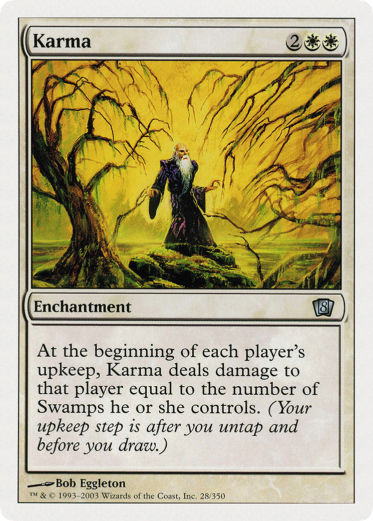 Karma (8ED-028) - 8th Edition Foil