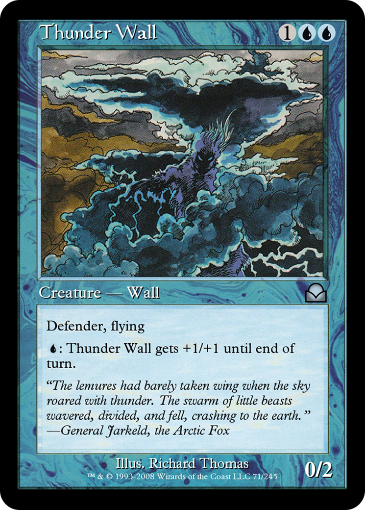 Thunder Wall (ME2-071) - Masters Edition II Foil