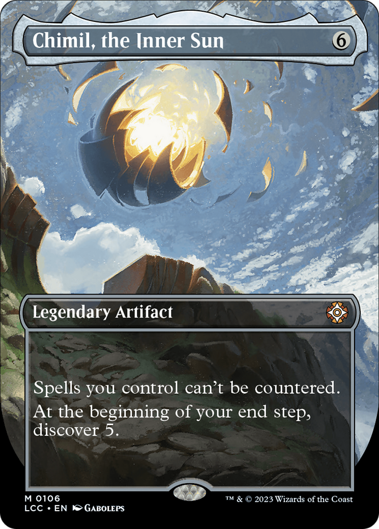 Chimil, the Inner Sun (Borderless) (LCC-106) - The Lost Caverns of Ixalan Commander (Borderless)