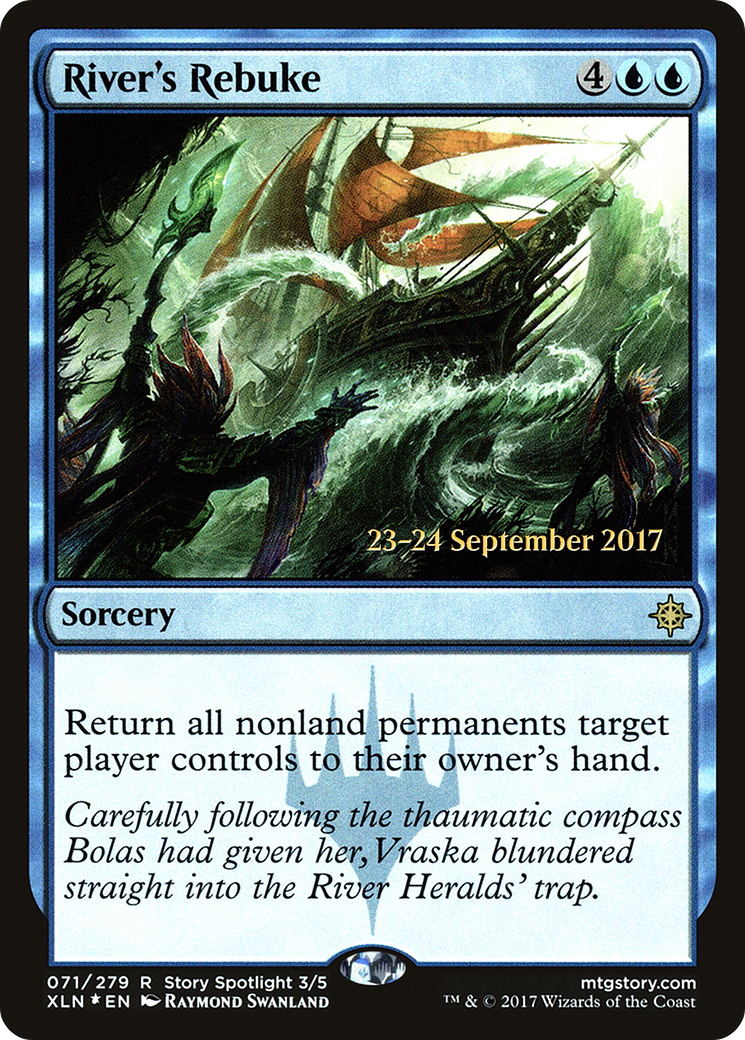 River's Rebuke (PRE-071) - Ixalan Promos Foil