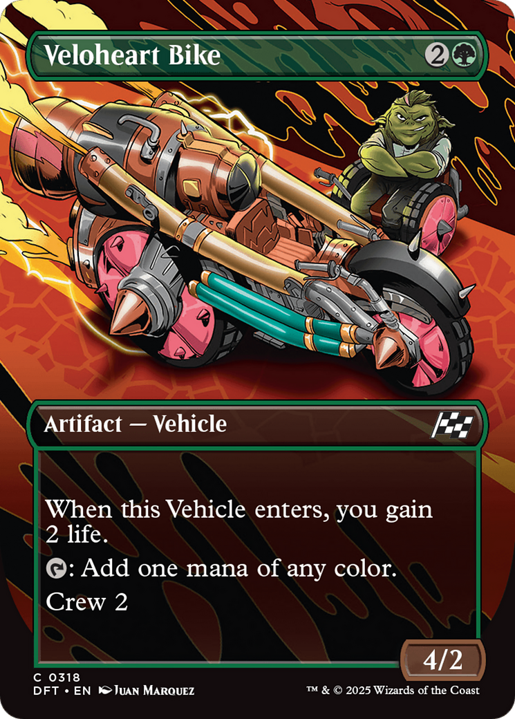 Veloheart Bike (Borderless) (DFT-318) - Aetherdrift (Borderless) Foil