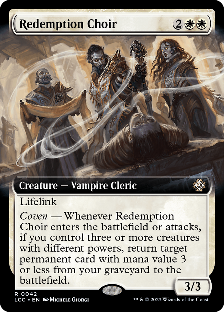 Redemption Choir (Extended Art) (LCC-042) - The Lost Caverns of Ixalan Commander: (Extended Art)