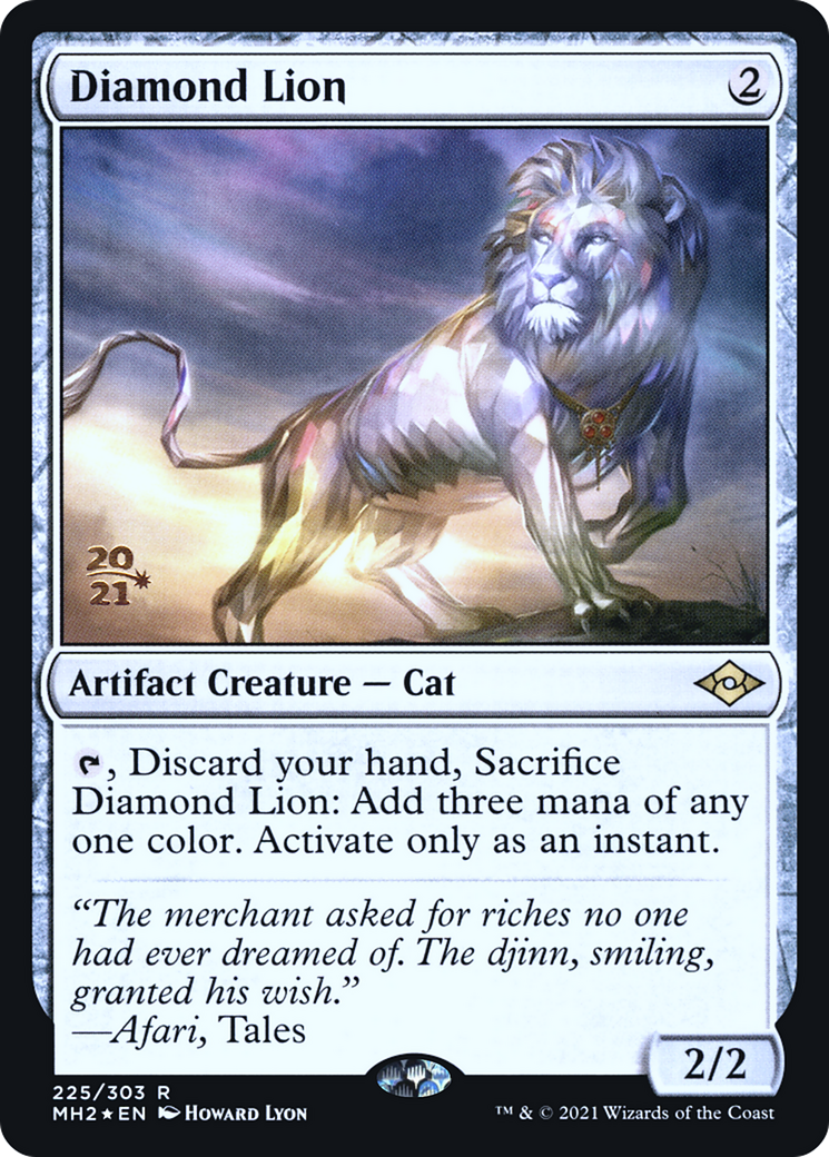 Diamond Lion (PRE-225) - Modern Horizons 2 Promos Foil
