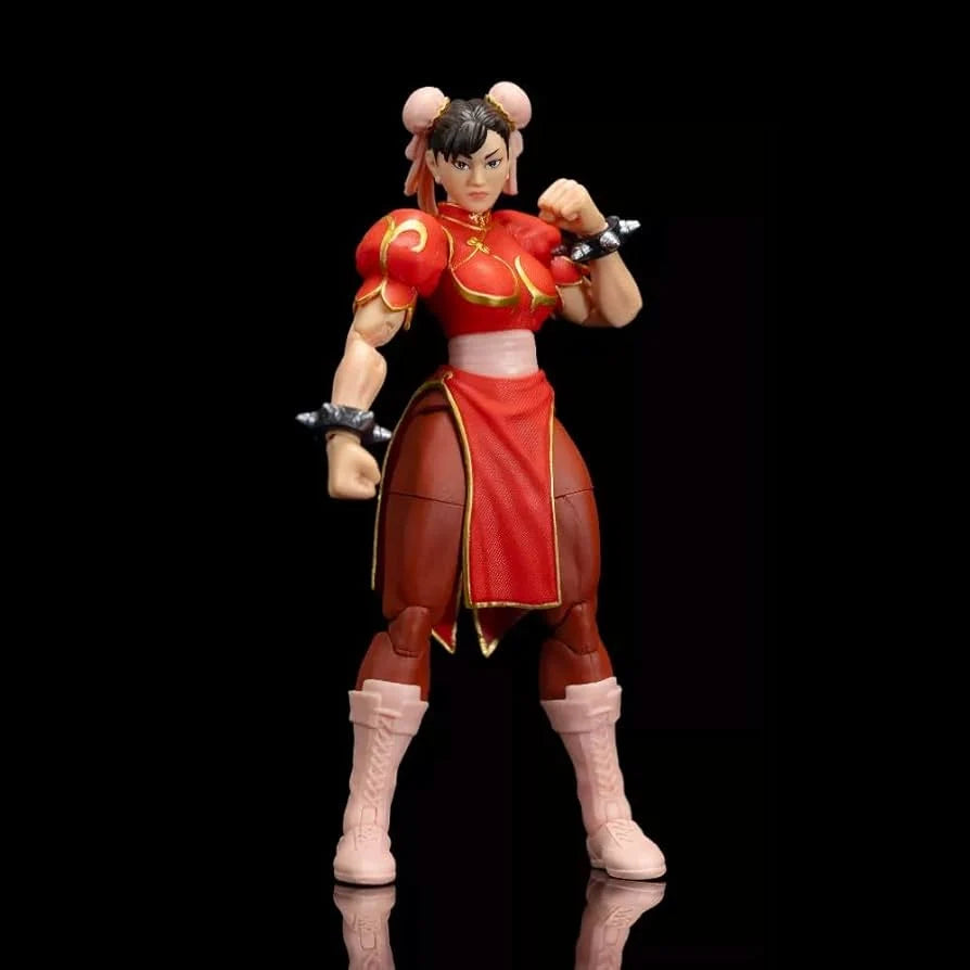 Street Fighter II: Chun-Li 6 Inch Figure (Player 2 Red)