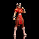Street Fighter II: Chun-Li 6 Inch Figure (Player 2 Red)