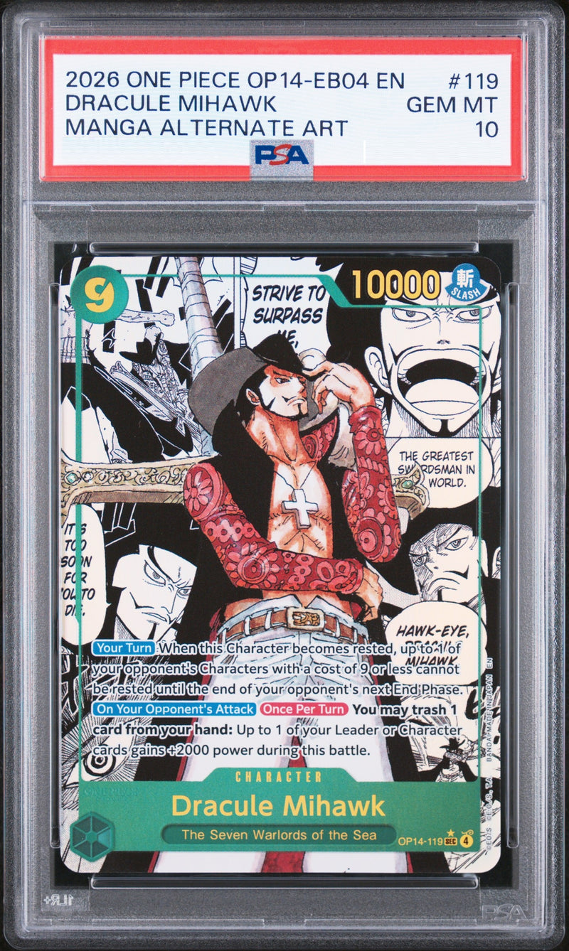 DRACULE MIHAWK MANGA ALTERNATE ART