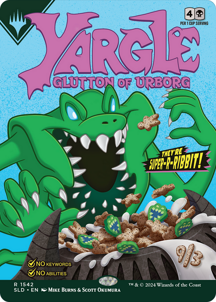 Yargle, Glutton of Urborg (SLD-1542) - Secret Lair Drop (Borderless)