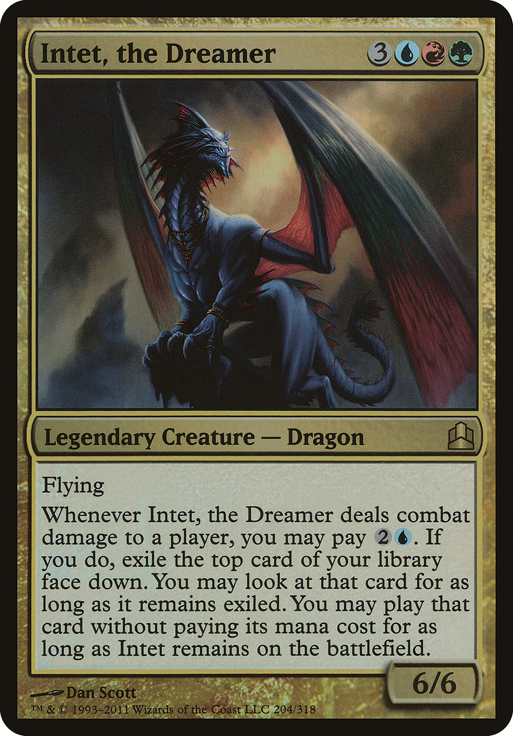 Intet, the Dreamer (Commander) (OVER-) - Commander 2011 Oversized Foil