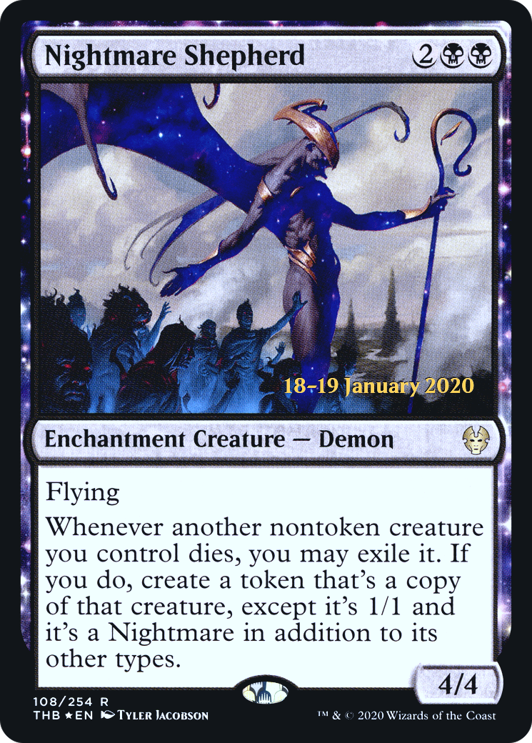 Nightmare Shepherd (PRE-108) - Theros Beyond Death Promos: (enchantment) Foil