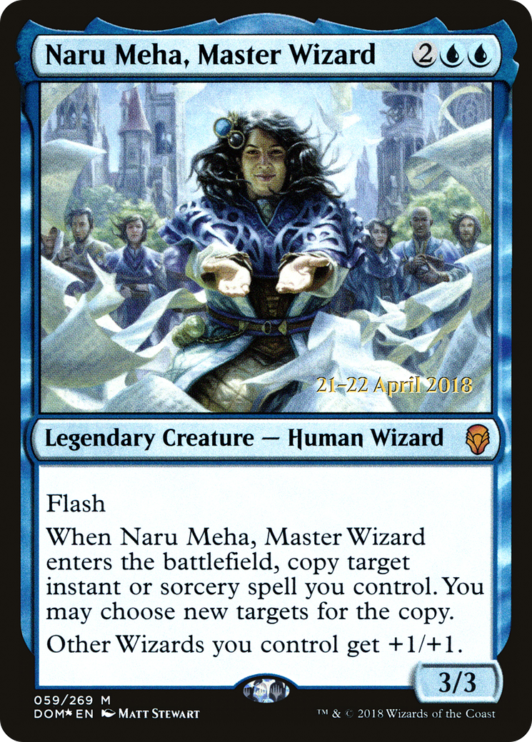 Naru Meha, Master Wizard (PRE-059) - Dominaria Promos Foil
