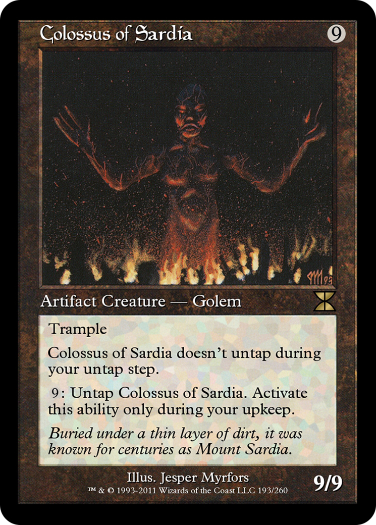 Colossus of Sardia (ME4-193) - Masters Edition IV Foil