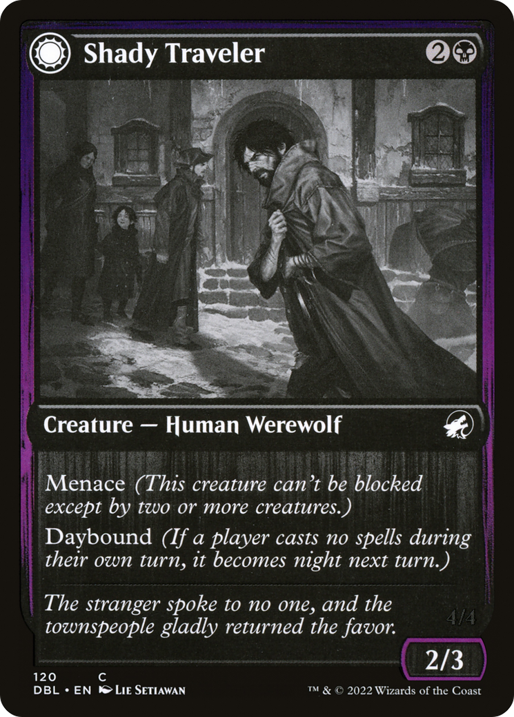 Shady Traveler (DBL-120) - Innistrad: Double Feature: (Double Faced Transform)