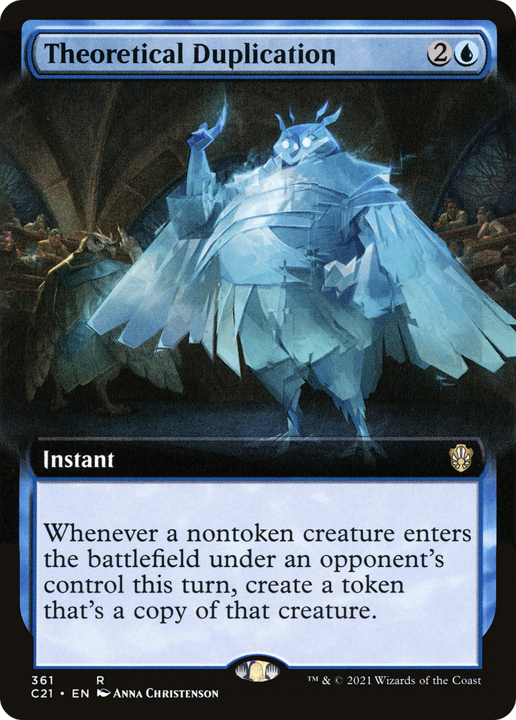 Theoretical Duplication (Extended Art) (C21-361) - Commander 2021: (Extended Art)