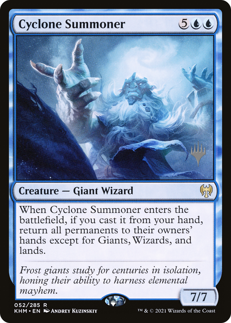 Cyclone Summoner (PPKHM-52P) - Kaldheim Promos Foil