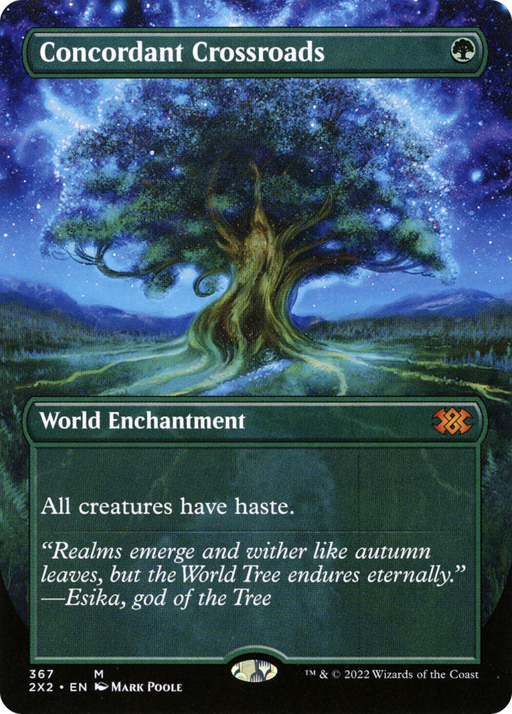 Concordant Crossroads (Borderless) (2X2-367) - Double Masters 2022 (Borderless)