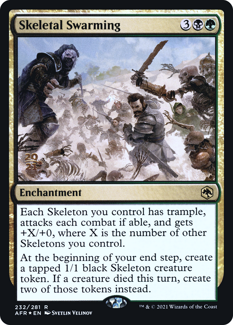 Skeletal Swarming (PRE-232) - Adventures in the Forgotten Realms Promos Foil