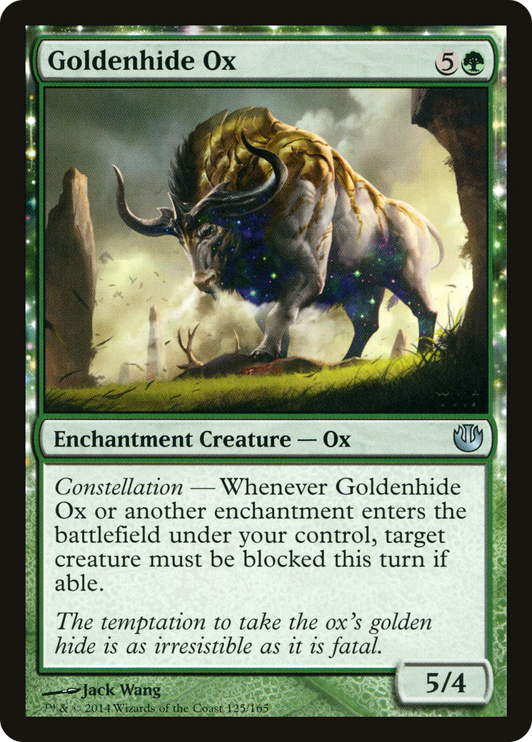 Goldenhide Ox (JOU-125) - Journey into Nyx: (enchantment) Foil