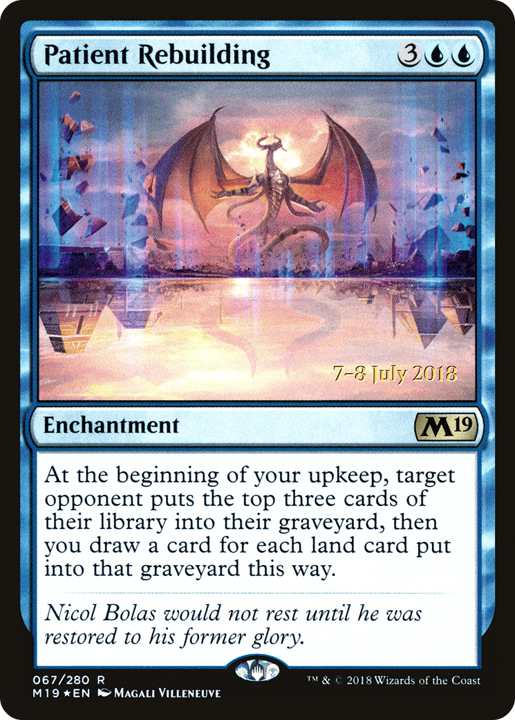 Patient Rebuilding (PRE-067) - Core Set 2019 Promos Foil