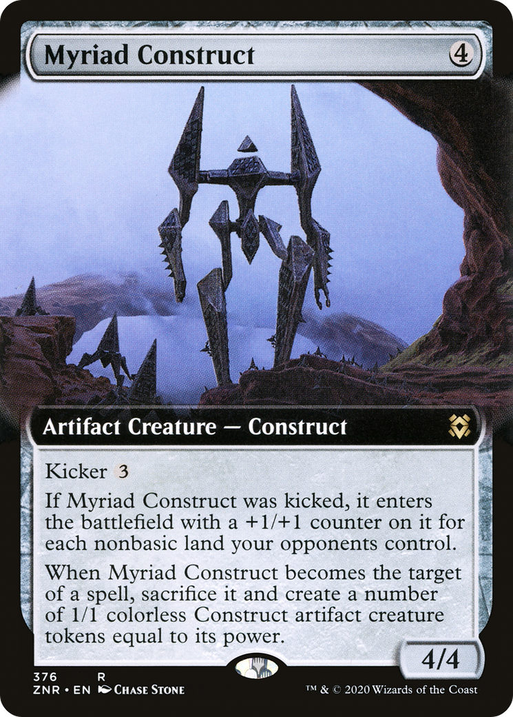 Myriad Construct (Extended Art) (ZNR-376) - Zendikar Rising: (Extended Art) Foil