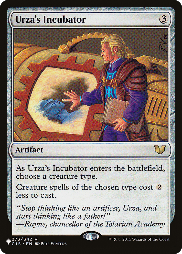 Urza's Incubator (LIST-273) - The List