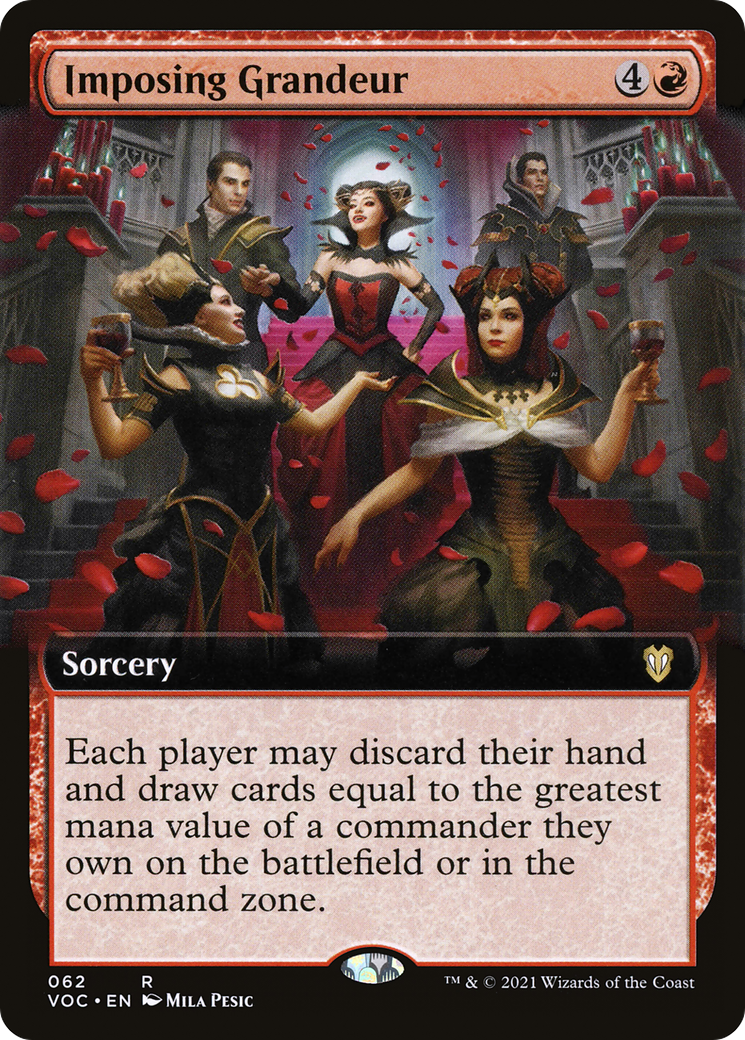 Imposing Grandeur (Extended Art) [Innistrad: Crimson Vow Commander]