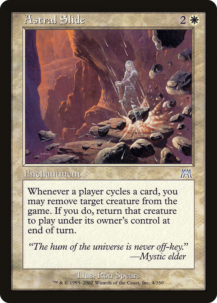 Astral Slide (ONS-004) - Onslaught Foil