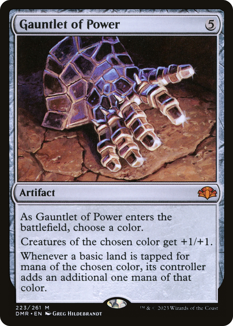 Gauntlet of Power (DMR-223) - Dominaria Remastered Foil