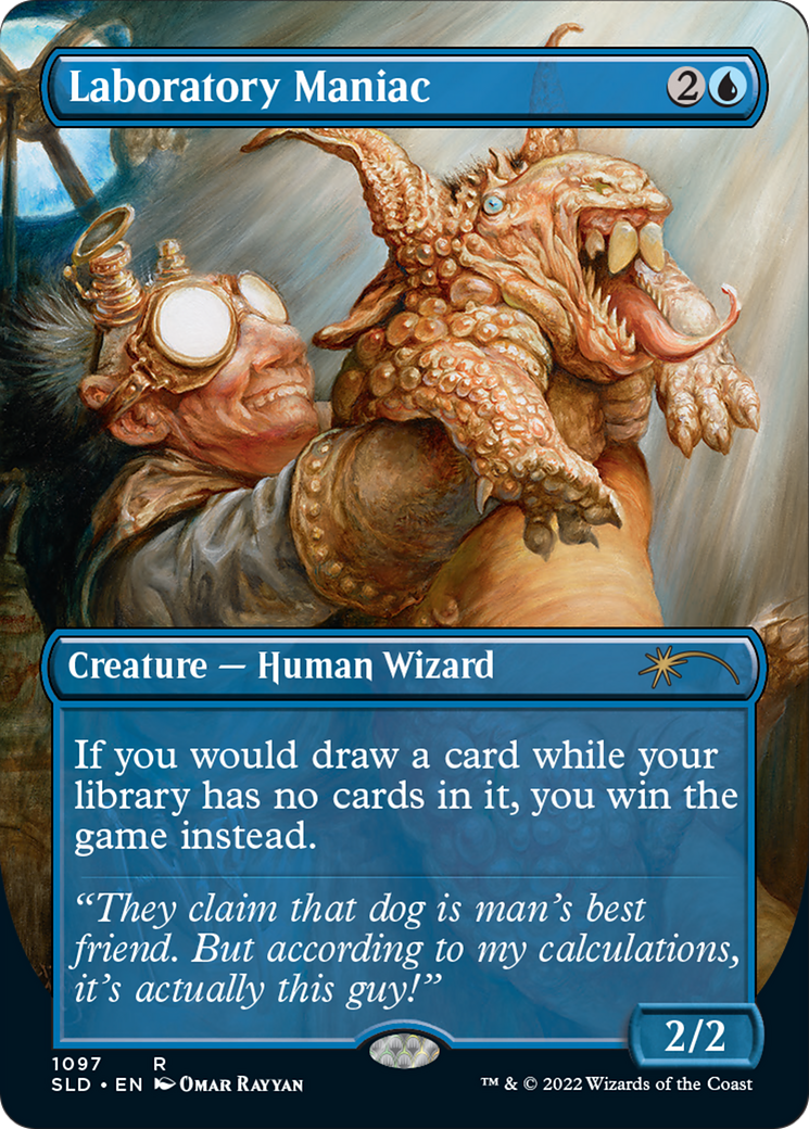 Laboratory Maniac (Borderless) (SLD-1097) - Secret Lair Drop (Borderless)