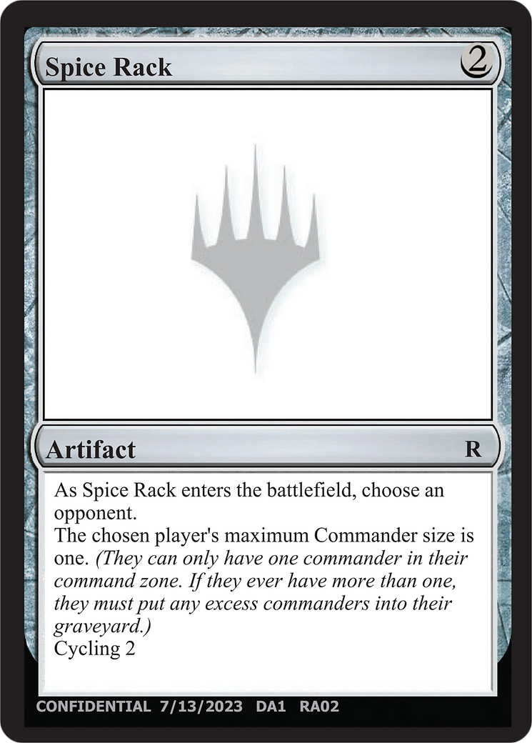Spice Rack (UNK-RA02D) - Unknown Event