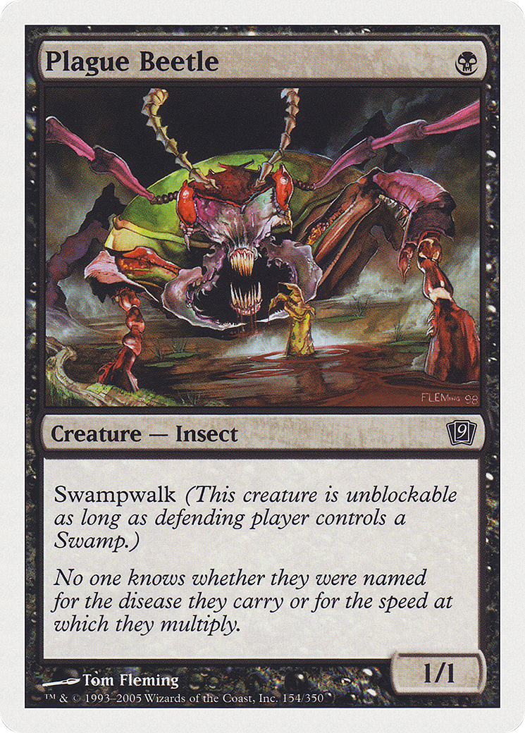 Plague Beetle (9ED-154) - 9th Edition Foil