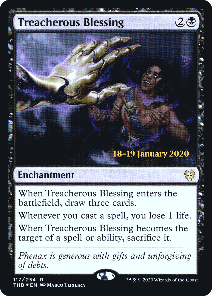 Treacherous Blessing (PRE-117) - Theros Beyond Death Promos Foil