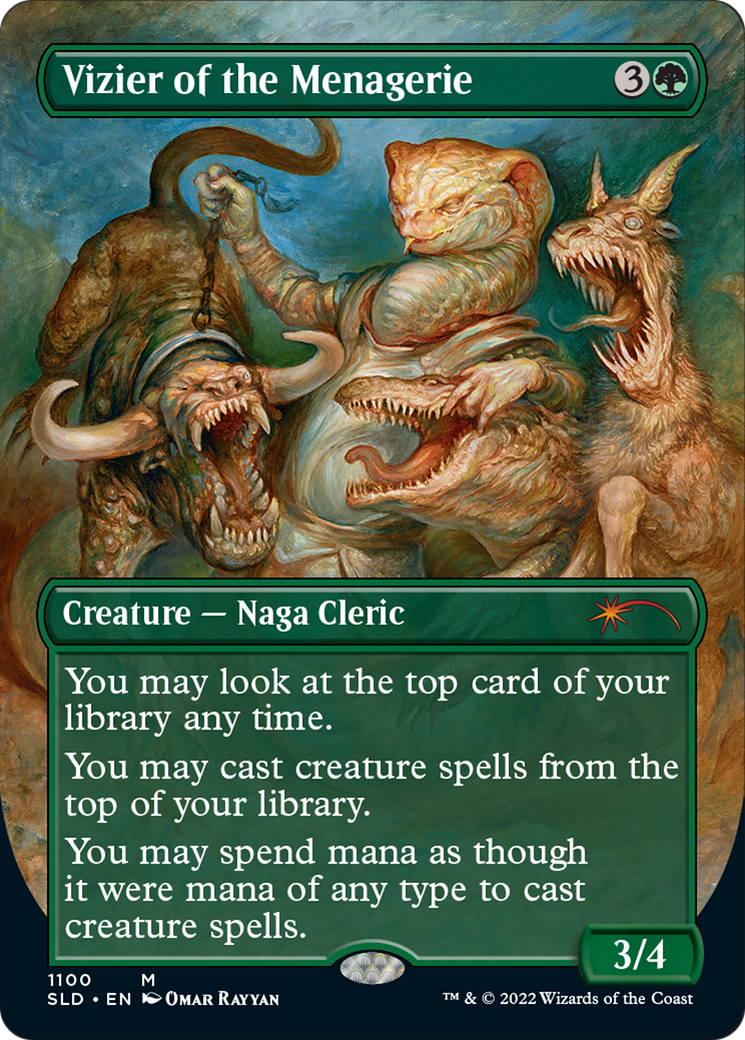 Vizier of the Menagerie (Borderless) (SLD-1100) - Secret Lair Drop (Borderless) Foil