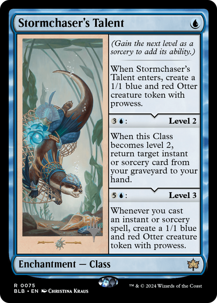 Stormchaser's Talent (PPBLB-075) - Bloomburrow Promos