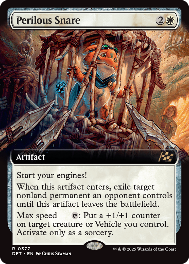 Perilous Snare (Extended Art) (DFT-377) - Aetherdrift: (Extended Art)