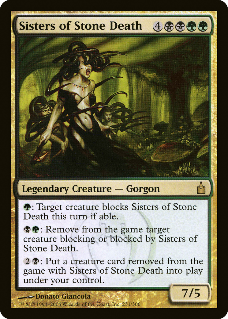 Sisters of Stone Death (RAV-231) - Ravnica: City of Guilds Foil