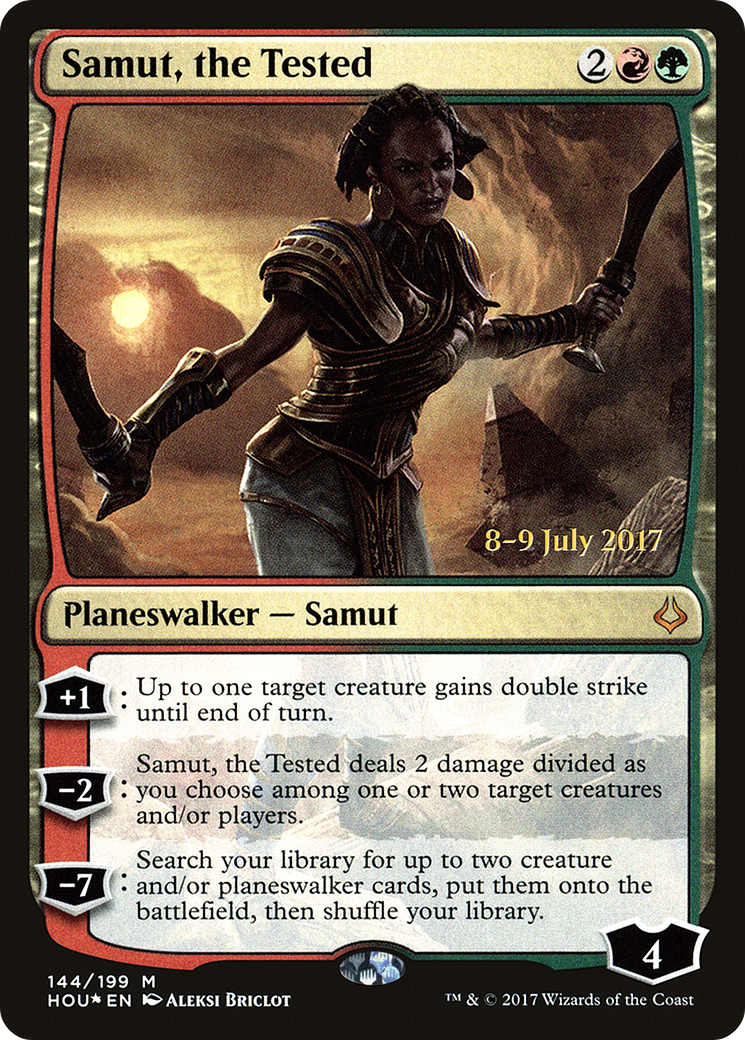 Samut, the Tested (PRE-144) - Hour of Devastation Promos Foil