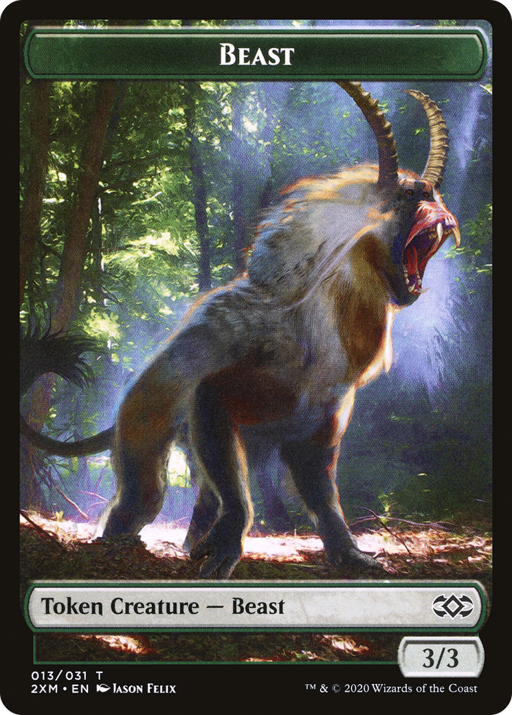 Beast (T2XM-013) - Double Masters Tokens Foil