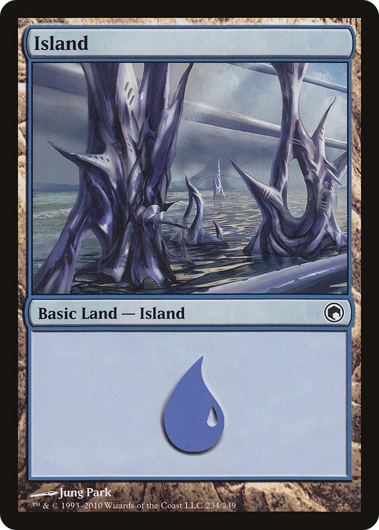 Island (234) (SOM-234) - Scars of Mirrodin