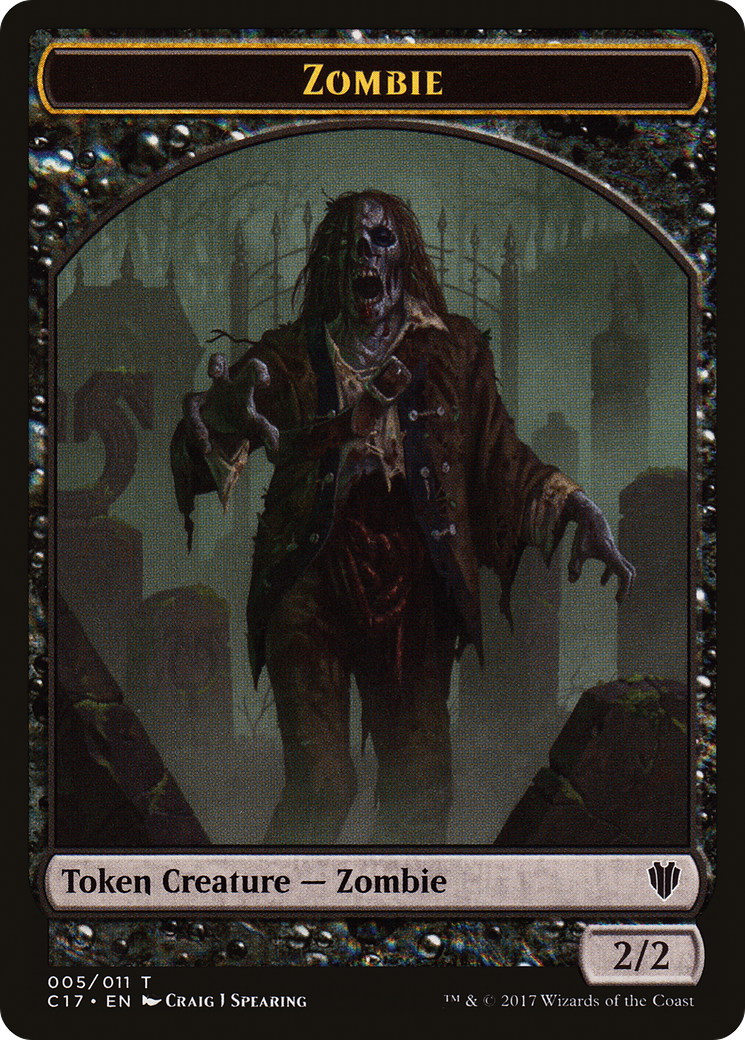 Zombie (TC17-005) - Commander 2017 Tokens