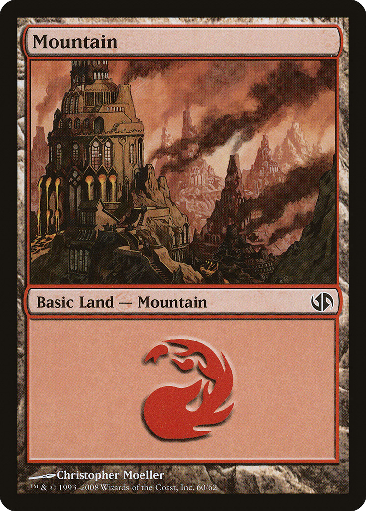 Mountain (60) (DD2-060) - Duel Decks: Jace vs. Chandra