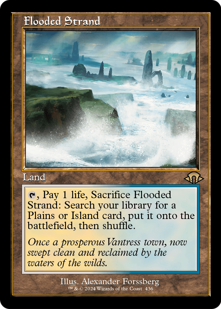 Flooded Strand (Retro Frame) (MH3-436) - Modern Horizons 3