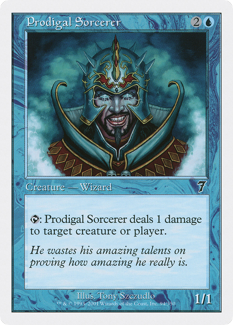 Prodigal Sorcerer (7ED-094) - 7th Edition
