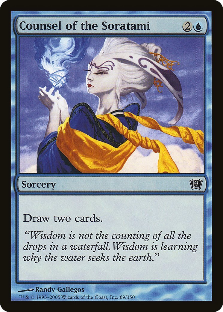 Counsel of the Soratami (9ED-069) - 9th Edition Foil