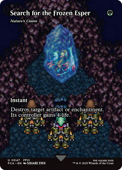 Search for the Frozen Esper - Nature's Claim (Showcase) (FCA-047) - FINAL FANTASY: Through the Ages / Search for the Frozen Esper (Borderless)
