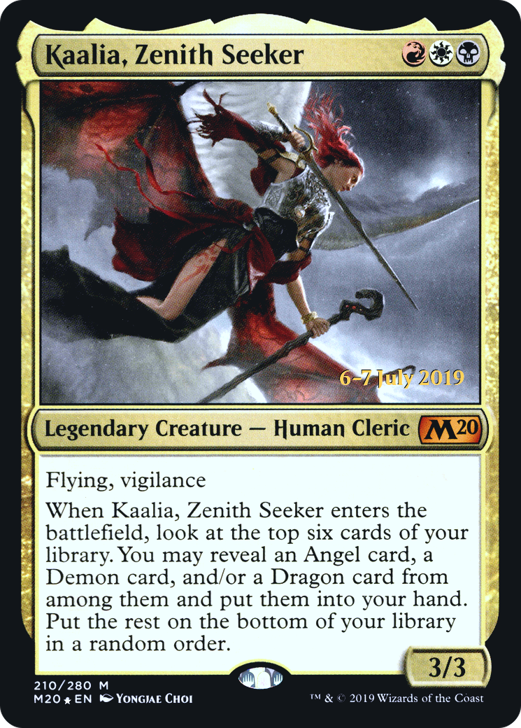 Kaalia, Zenith Seeker (PRE-210) - Core Set 2020 Promos Foil