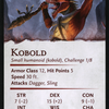 Minion of the Mighty // Kobold (AAFR-022) - Adventures in the Forgotten Realms Art Series (Borderless) Foil
