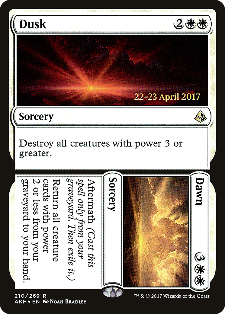 Dusk // Dawn (PRE-210) - Amonkhet Promos Foil