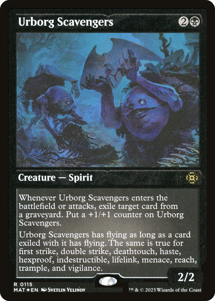 Urborg Scavengers (MAT-115) - March of the Machine: The Aftermath Etched Foil