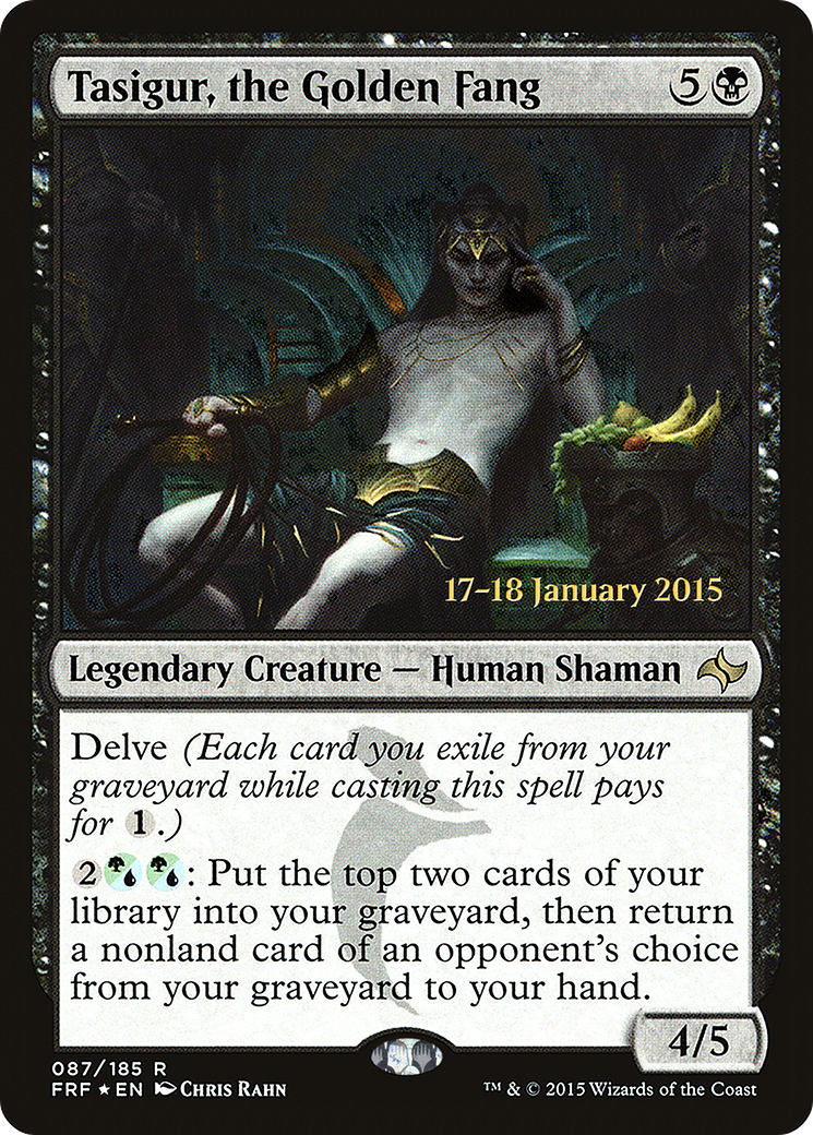 Tasigur, the Golden Fang (PRE-087) - Fate Reforged Promos Foil